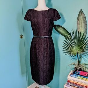 Elie Tahari Snake Animal Print Business Dress